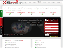 Tablet Screenshot of emailmarketing.sg